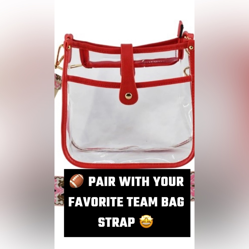 🏈 STADIUM BAGS ARE HERE!! 🏈 Pair with your favorite TEAM bag strap!!